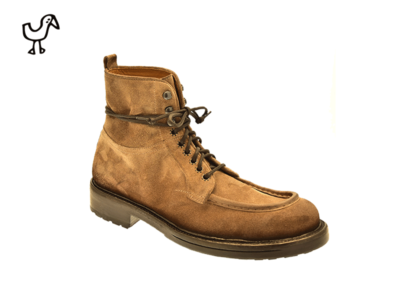 Elia Maurizi - man urban casual leather & rubber commando sole